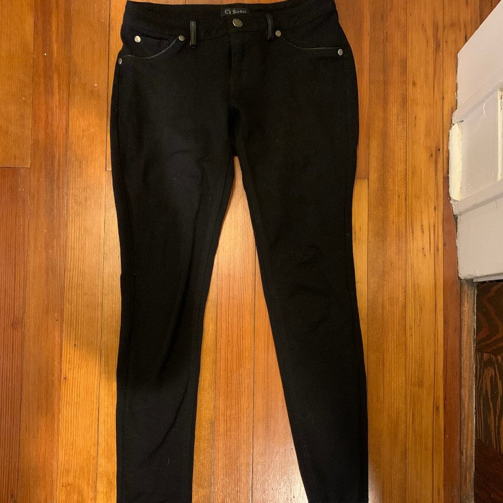 Black jeggings